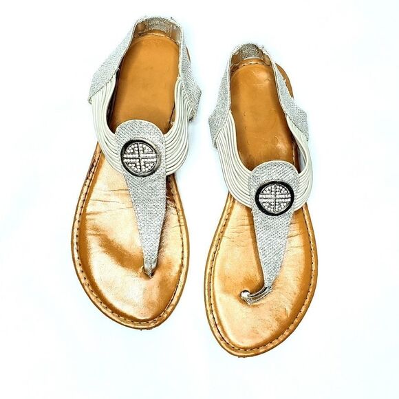Bamboo | Rhinestone Encrusted Sandals - Picture 1 of 6